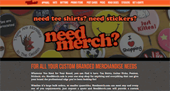 Desktop Screenshot of needmerch.com