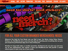 Tablet Screenshot of needmerch.com